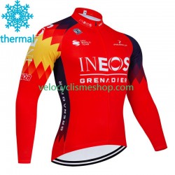 Maillot Cyclisme Hiver Thermal Fleece Ineos Grenadier 2023 Hommes