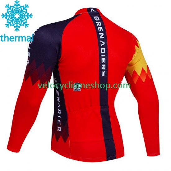 Maillot Cyclisme Hiver Thermal Fleece Ineos Grenadier 2023 Hommes