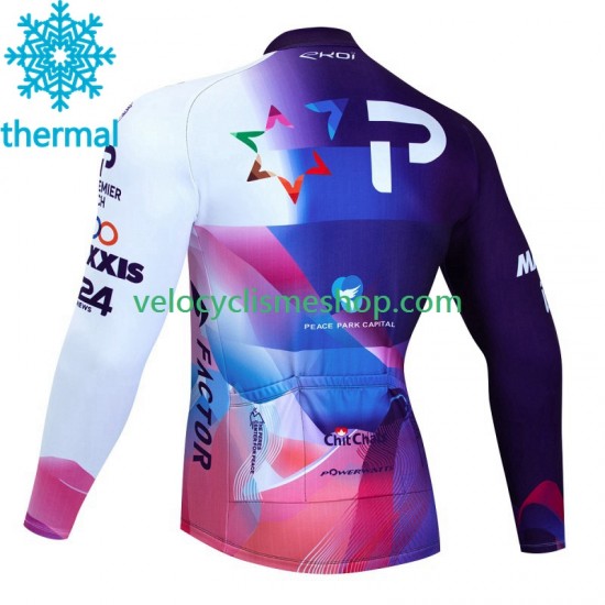 Maillot Cyclisme Hiver Thermal Fleece Israel 2023 Hommes