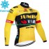 Maillot Cyclisme Hiver Thermal Fleece Jumbo Visma 2023 Hommes