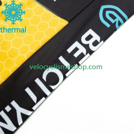 Maillot Cyclisme Hiver Thermal Fleece Jumbo Visma 2023 Hommes