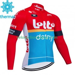 Maillot Cyclisme Hiver Thermal Fleece Lotto Dstny 2023 Hommes