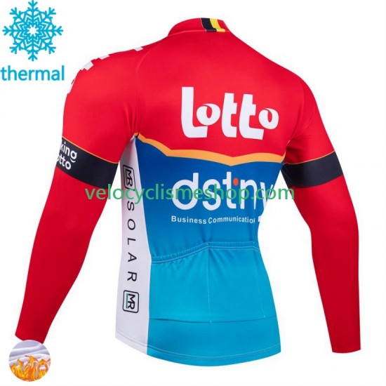 Maillot Cyclisme Hiver Thermal Fleece Lotto Dstny 2024 Hommes