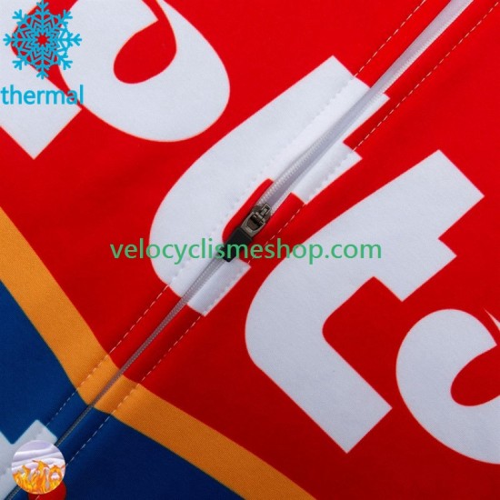 Maillot Cyclisme Hiver Thermal Fleece Lotto Dstny 2024 Hommes