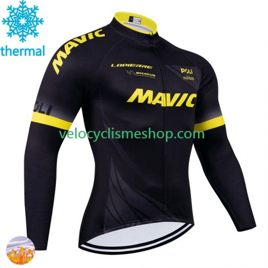 Maillot Cyclisme Hiver Thermal Fleece Mavic 2024 Hommes