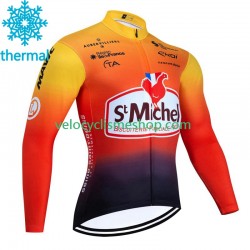 Maillot Cyclisme Hiver Thermal Fleece Saint Michel Auber 93 2023 Hommes