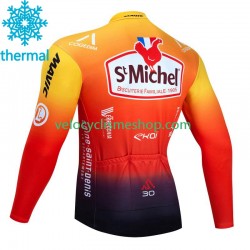 Maillot Cyclisme Hiver Thermal Fleece Saint Michel Auber 93 2023 Hommes