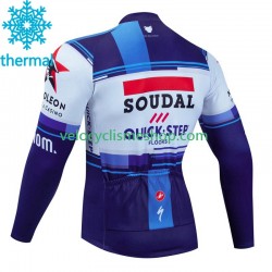 Maillot Cyclisme Hiver Thermal Fleece Soudal Quickstep 2023 Hommes