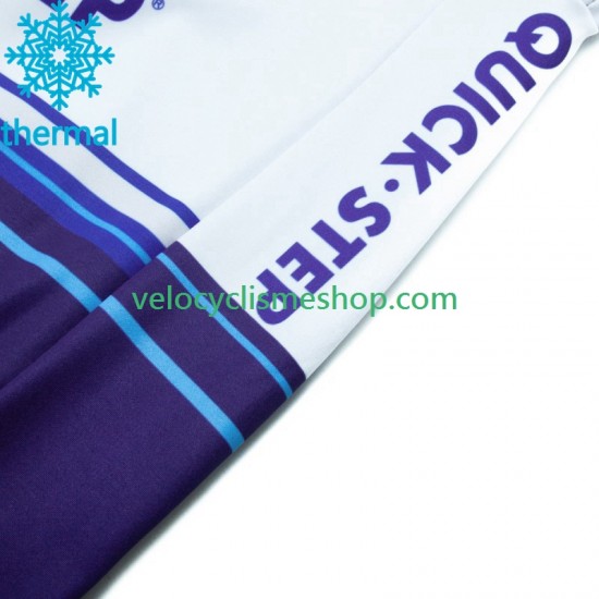 Maillot Cyclisme Hiver Thermal Fleece Soudal Quickstep 2023 Hommes