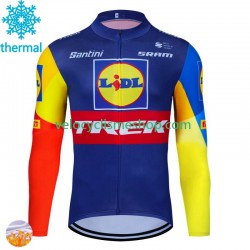 Maillot Cyclisme Hiver Thermal Fleece Trek Lidl 2024 Hommes