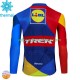 Maillot Cyclisme Hiver Thermal Fleece Trek Lidl 2024 Hommes