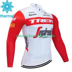 Maillot Cyclisme Hiver Thermal Fleece Trek Segafredo 2023 Hommes N001