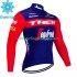 Maillot Cyclisme Hiver Thermal Fleece Trek Segafredo 2023 Hommes N002