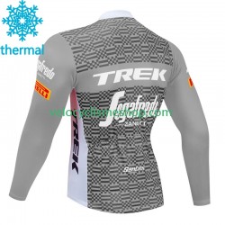 Maillot Cyclisme Hiver Thermal Fleece Trek Segafredo 2023 Hommes N003
