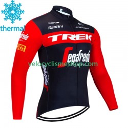 Maillot Cyclisme Hiver Thermal Fleece Trek Segafredo 2023 Hommes