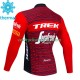 Maillot Cyclisme Hiver Thermal Fleece Trek Segafredo 2023 Hommes
