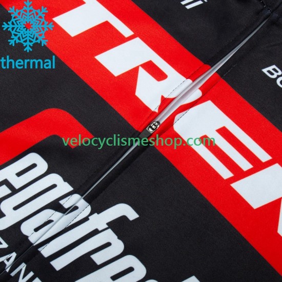 Maillot Cyclisme Hiver Thermal Fleece Trek Segafredo 2023 Hommes