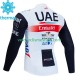 Maillot Cyclisme Hiver Thermal Fleece Uae Emirates 2023 Hommes