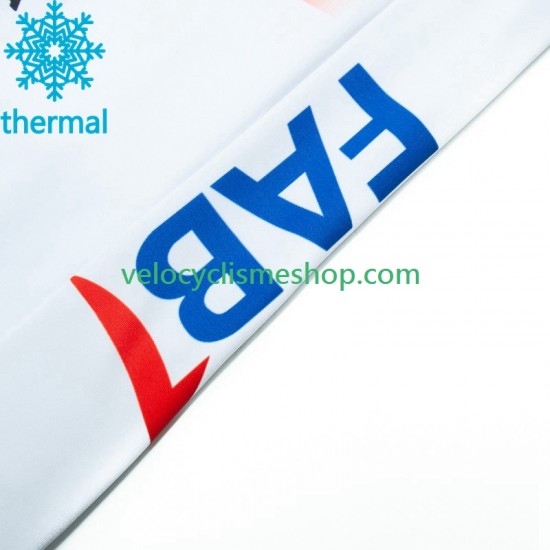 Maillot Cyclisme Hiver Thermal Fleece Uae Emirates 2023 Hommes