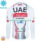 Maillot Cyclisme Hiver Thermal Fleece Uae Emirates 2024 Hommes