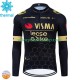 Maillot Cyclisme Hiver Thermal Fleece Visma Lease A Bike 2024 Hommes N001