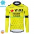 Maillot Cyclisme Hiver Thermal Fleece Visma Lease A Bike 2024 Hommes