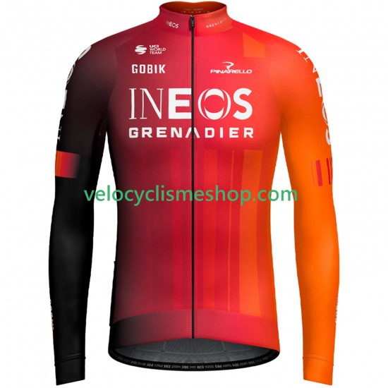 Maillot Cyclisme Manches Longues Ineos Grenadiers 2025 Hommes