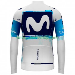 Maillot Cyclisme Manches Longues Movistar Team 2025 Hommes N001