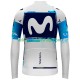 Maillot Cyclisme Manches Longues Movistar Team 2025 Hommes N001