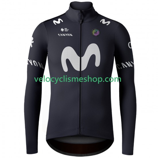 Maillot Cyclisme Manches Longues Movistar Team 2025 Hommes