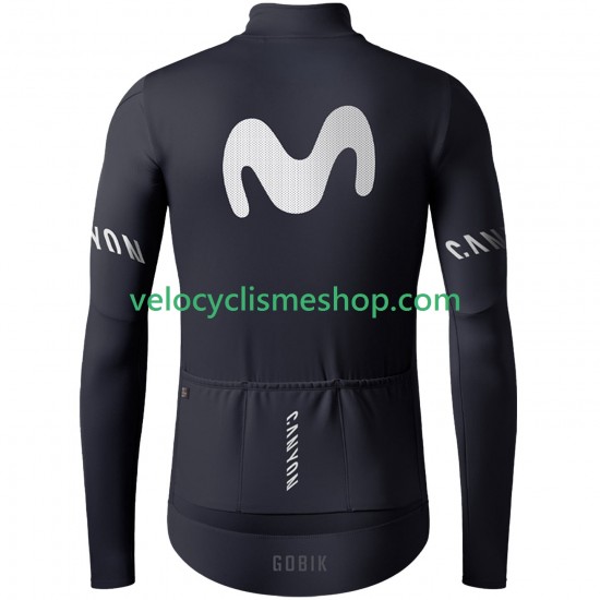 Maillot Cyclisme Manches Longues Movistar Team 2025 Hommes