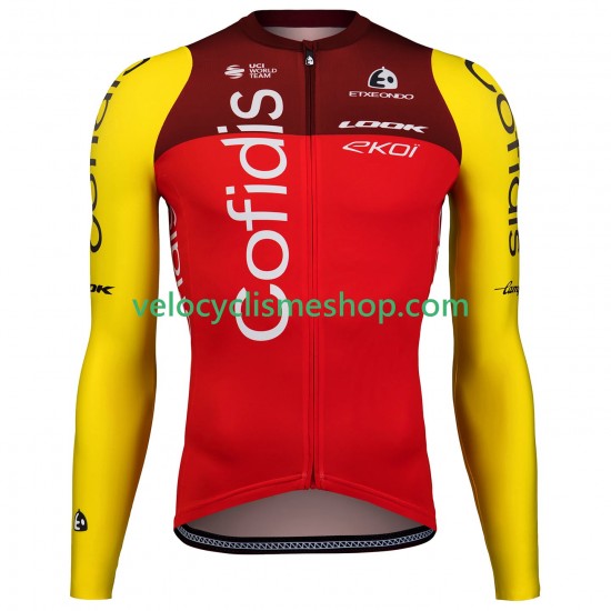 Maillot Cyclisme Manches Longues Team Cofidis 2025 Hommes