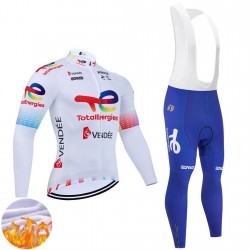 Tenue Maillot M/L + Collant à Bretelles Hiver Thermal Fleece Team TotalEnergies 2025 Hommes