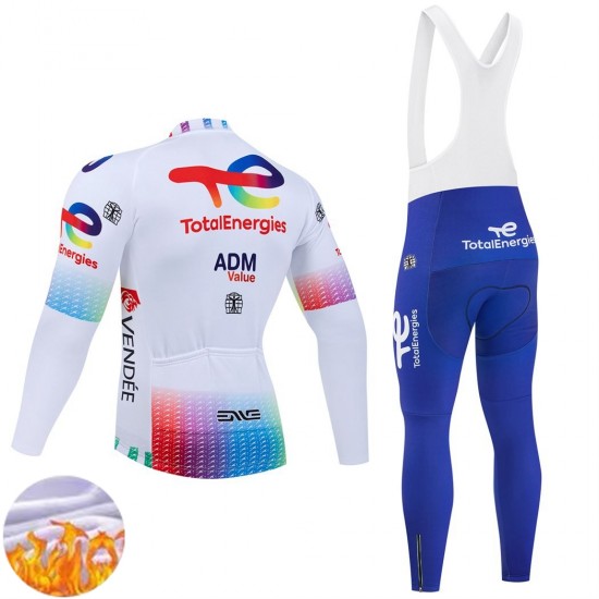 Tenue Maillot M/L + Collant à Bretelles Hiver Thermal Fleece Team TotalEnergies 2025 Hommes