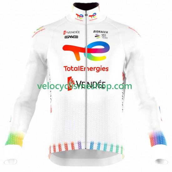 Maillot Cyclisme Manches Longues Team TotalEnergies 2025 Hommes