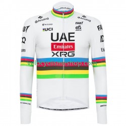 Maillot Cyclisme Manches Longues UAE Team Emirates XRG 2025 Hommes