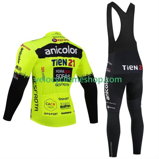 Tenue Maillot M/L + Collant à Bretelles pro anicolor tien 21 2025 Hommes