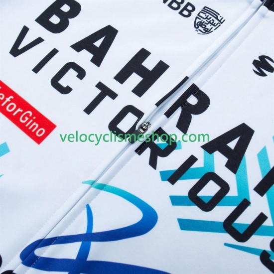 Tenue Maillot M/L + Collant à Bretelles pro bahrain victorious 2025 Hommes