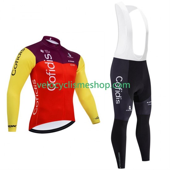 Tenue Maillot M/L + Collant à Bretelles pro cofidis 2025 Hommes
