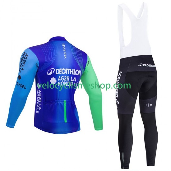 Tenue Maillot M/L + Collant à Bretelles pro decathlon ag2r 2025 Hommes