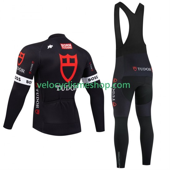 Tenue Maillot M/L + Collant à Bretelles pro tudor 2025 Hommes