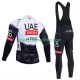 Tenue Maillot M/L + Collant à Bretelles pro uae team emirates 2025 Hommes