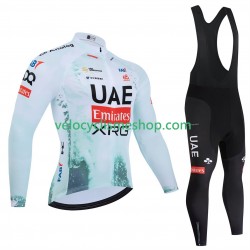 Tenue Maillot M/L + Collant à Bretelles pro uae team emirates xrg tdf editon race 2025 Hommes