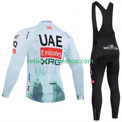 Tenue Maillot M/L + Collant à Bretelles pro uae team emirates xrg tdf editon race 2025 Hommes