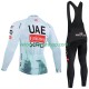 Tenue Maillot M/L + Collant à Bretelles pro uae team emirates xrg tdf editon race 2025 Hommes