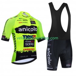Tenue Maillot + Cuissard à Bretelles equipe pro anicolor tien 21 2025 Hommes