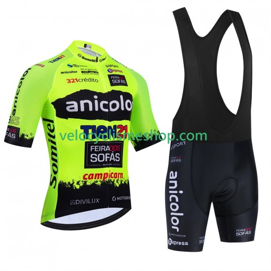 Tenue Maillot + Cuissard à Bretelles equipe pro anicolor tien 21 2025 Hommes