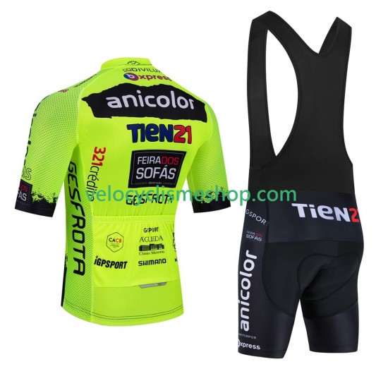 Tenue Maillot + Cuissard à Bretelles equipe pro anicolor tien 21 2025 Hommes