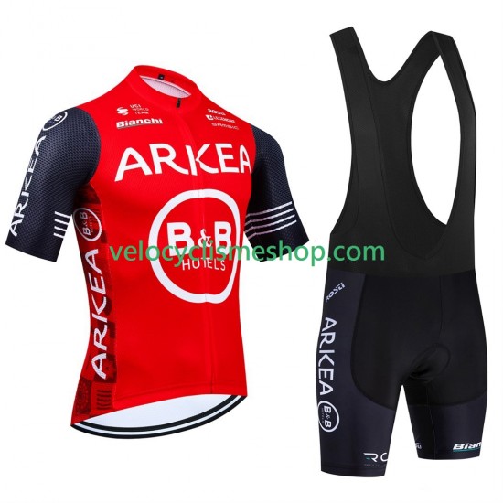 Tenue Maillot + Cuissard à Bretelles equipe pro arkea bb hotels 2025 Hommes
