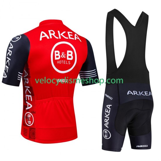 Tenue Maillot + Cuissard à Bretelles equipe pro arkea bb hotels 2025 Hommes